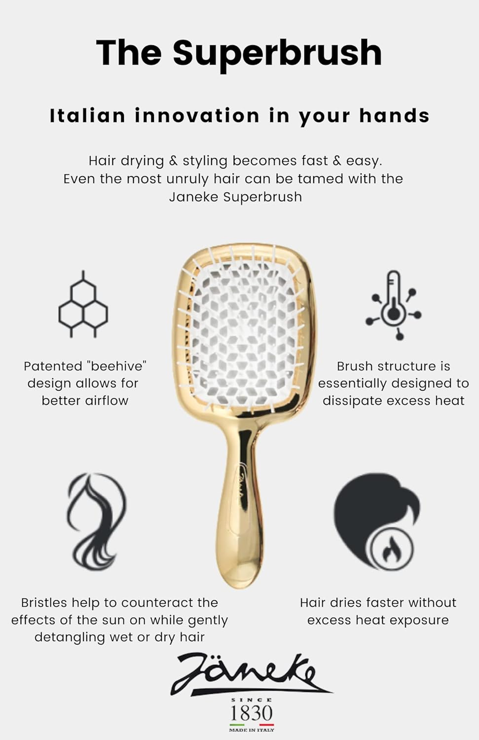 J&auml;neke Brush Superbrush Small Turquoise