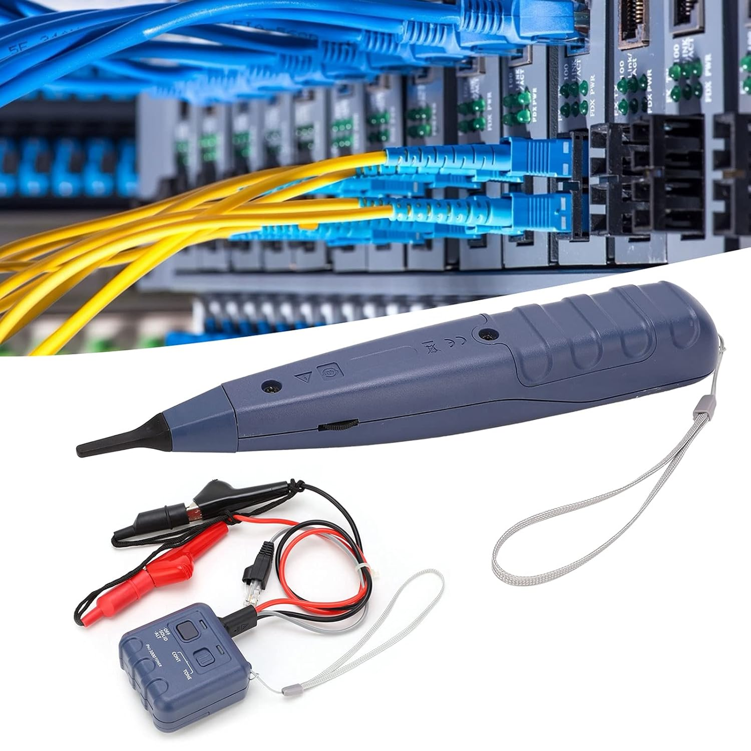 Pro3000 Tone Generator and Probe Kit, Smarttone Technology, Handheld Telephone Line Circuit Finder Audio Generator Locator Cable Detector Tool image number 5