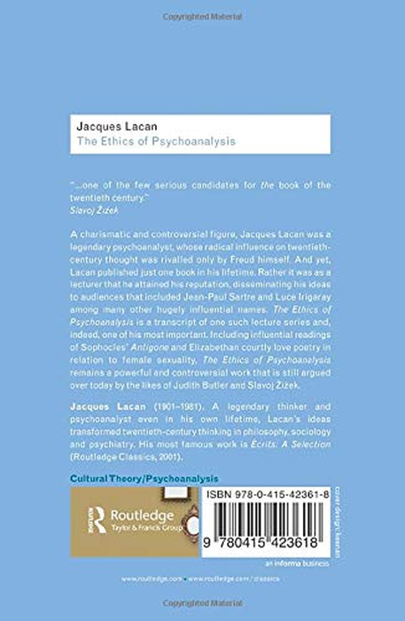 RC Series Bundle: the Ethics of Psychoanalysis: the Seminar of Jacques Lacan: Book VII: Volume 29 image number 3