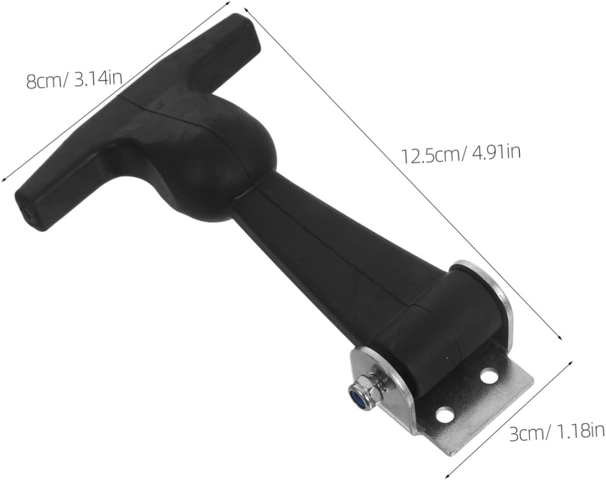 2Pcs Stainless Steel T Handle Locking Mechanism Heavy Duty Adjustable Box Latch for Tool Boxes Industrial Equipment Aviation Cases Vehicle Engine with Quick Release and Impact image number 3