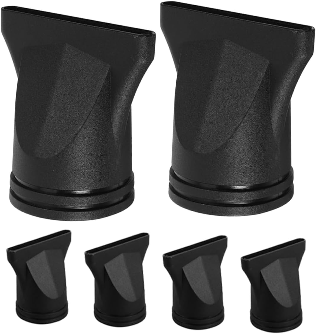 VINTORKY 6Pcs Hair Dryer Nozzle Accessories Nozzle Tip for Hair Blower Black Plastic image number 4
