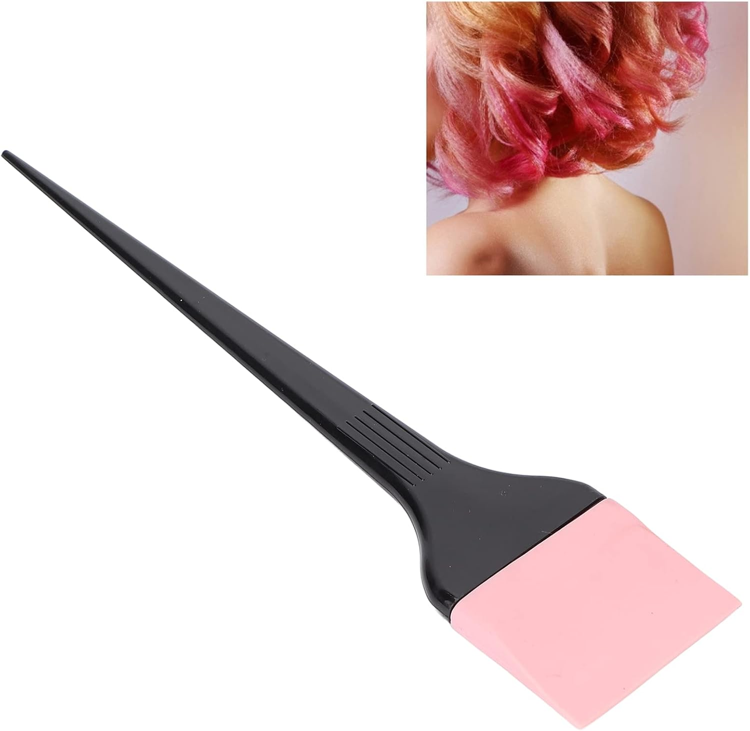 Professional Hair Dye Brush with Long Handle for Hairdressing Salon - Silicone Hairdressing Tint Brush for Fast and Precise Dyeing Application - Bleaching and Hair Dye Device image number 4