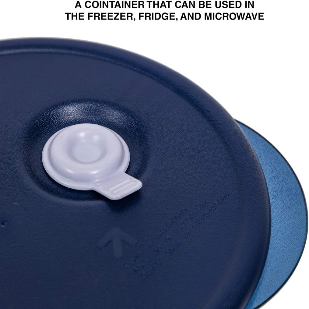 Tupintupperware Heat N Eat - 600 Ml Polypropylene Utility Box (Pack of 3) image number 3