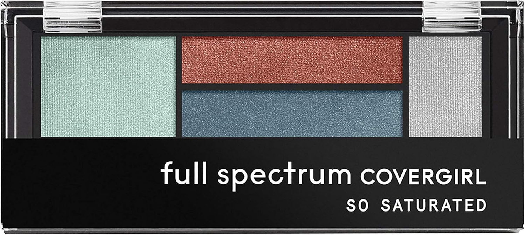 COVERGIRL so Saturated Quad Palette, on Ice, 0.06 Ounce image number 4