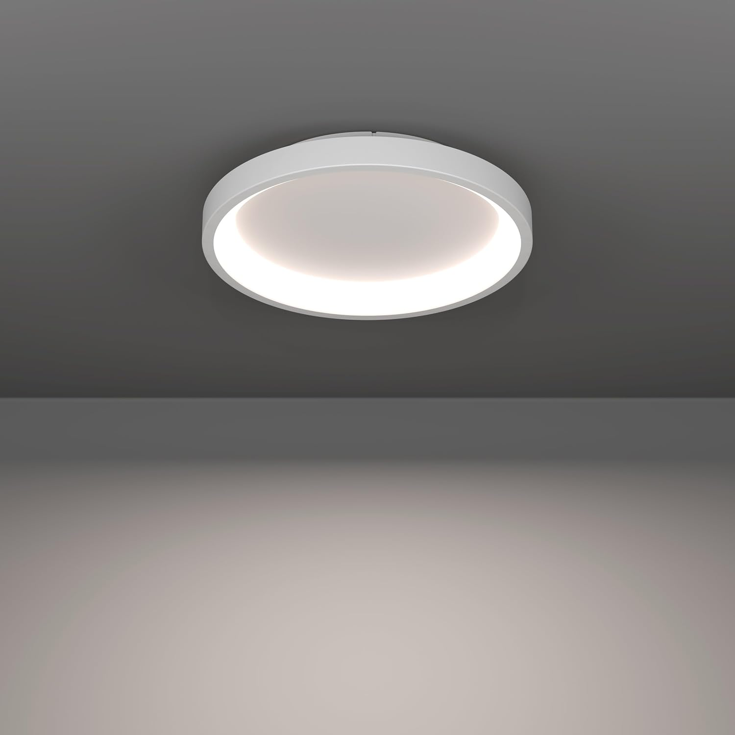 Eglo Connect.Z Smart Home LED Ceiling Light Loretello-Z, Dimmable, Zigbee, Matter, App and Voice Control Alexa, Warm to Cool White, RGB, White, &Oslash; 35 Cm image number 3