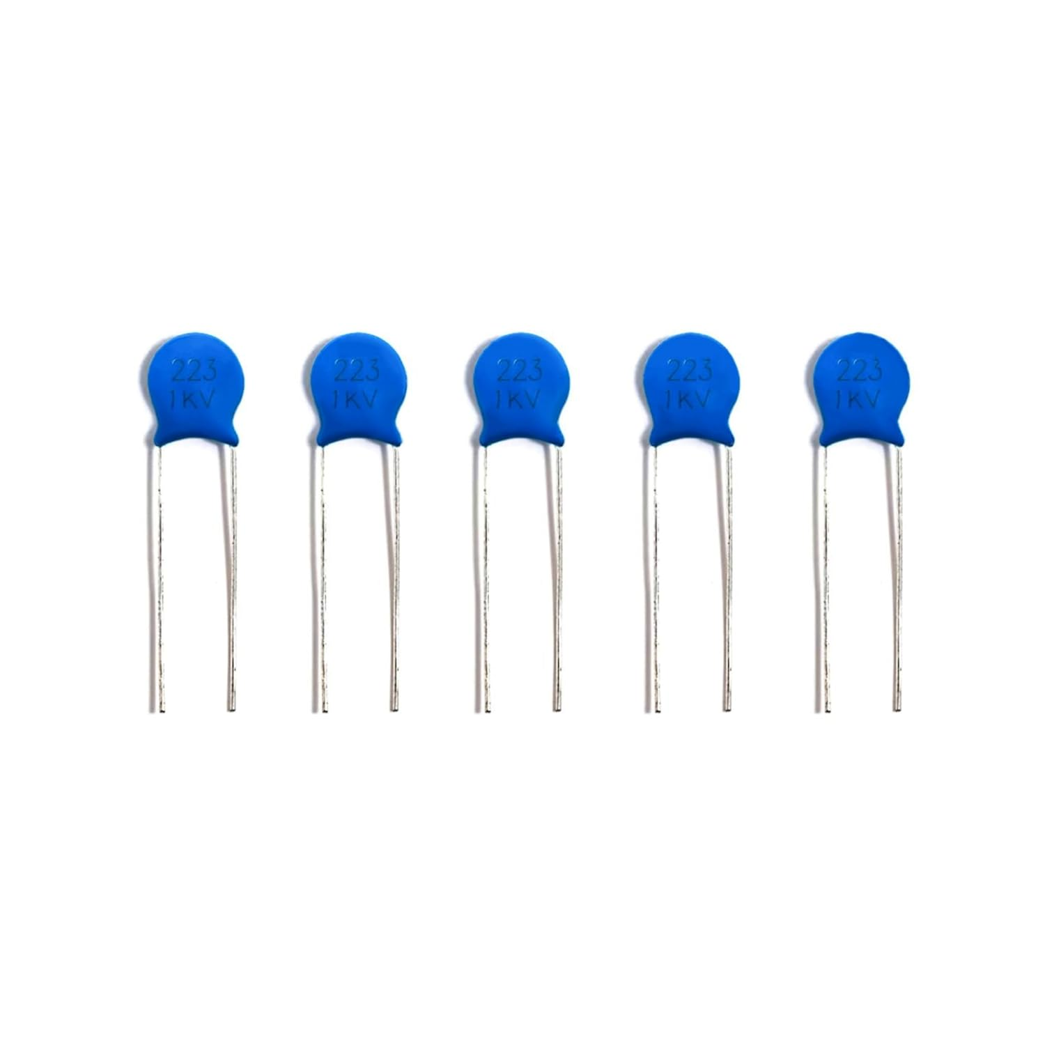PANMILED 35 Values 600 Pieces High Voltage Ceramic Disc Capacitor Assortment Kit (Capacitor Range : 10Pf~100Nf) (250V 400V and 1KV) image number 2