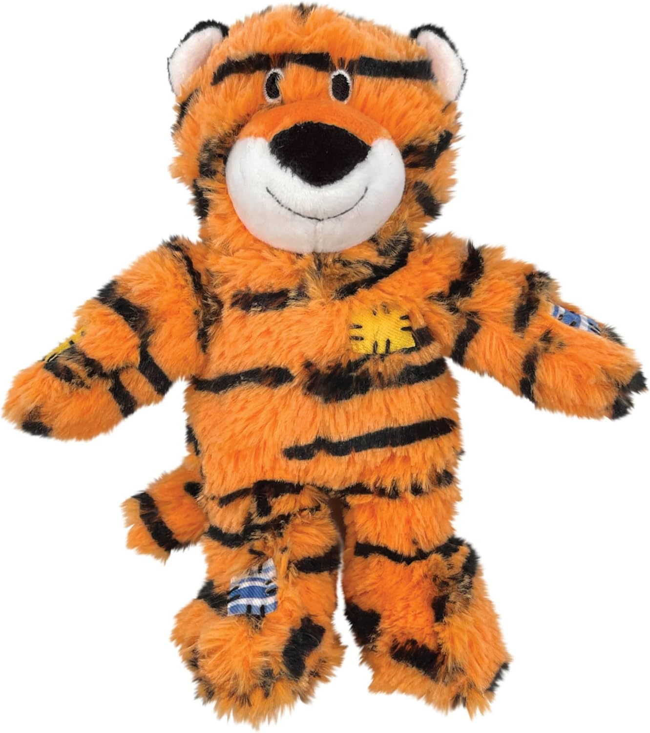 KONG - Wild Knots Tiger - Internal Knotted Ropes and Minimal Stuffing for Less Mess - for Medium/Large Dogs