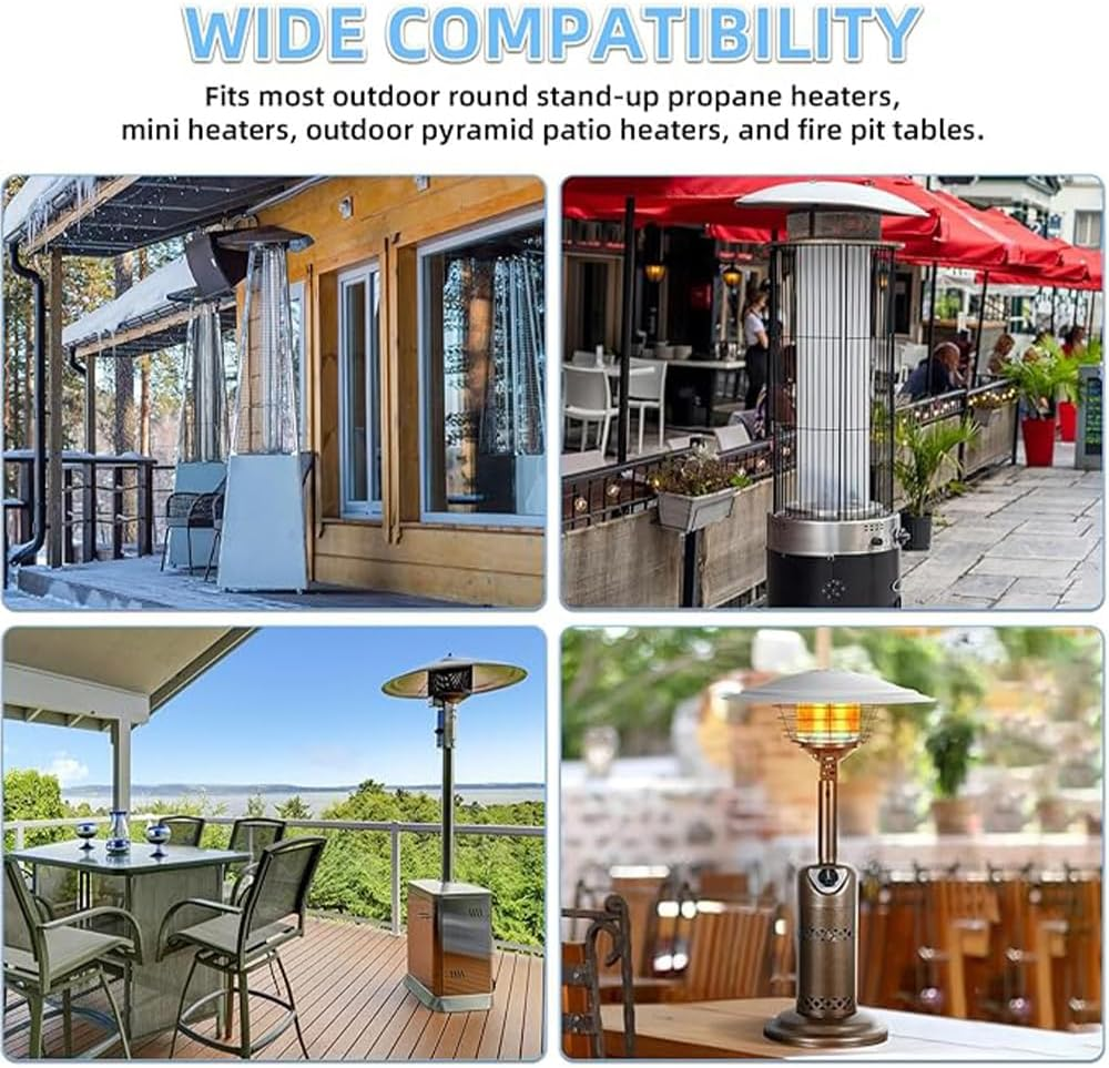 4 Pieces Heater Replacement Parts,D-Shape Heater Knob Universal,Control Knob for Patio Heater Gas Fireplace Fire Pit,Easy to Install for Most Patio Heaters and Gas Fireplaces(Black) image number 2