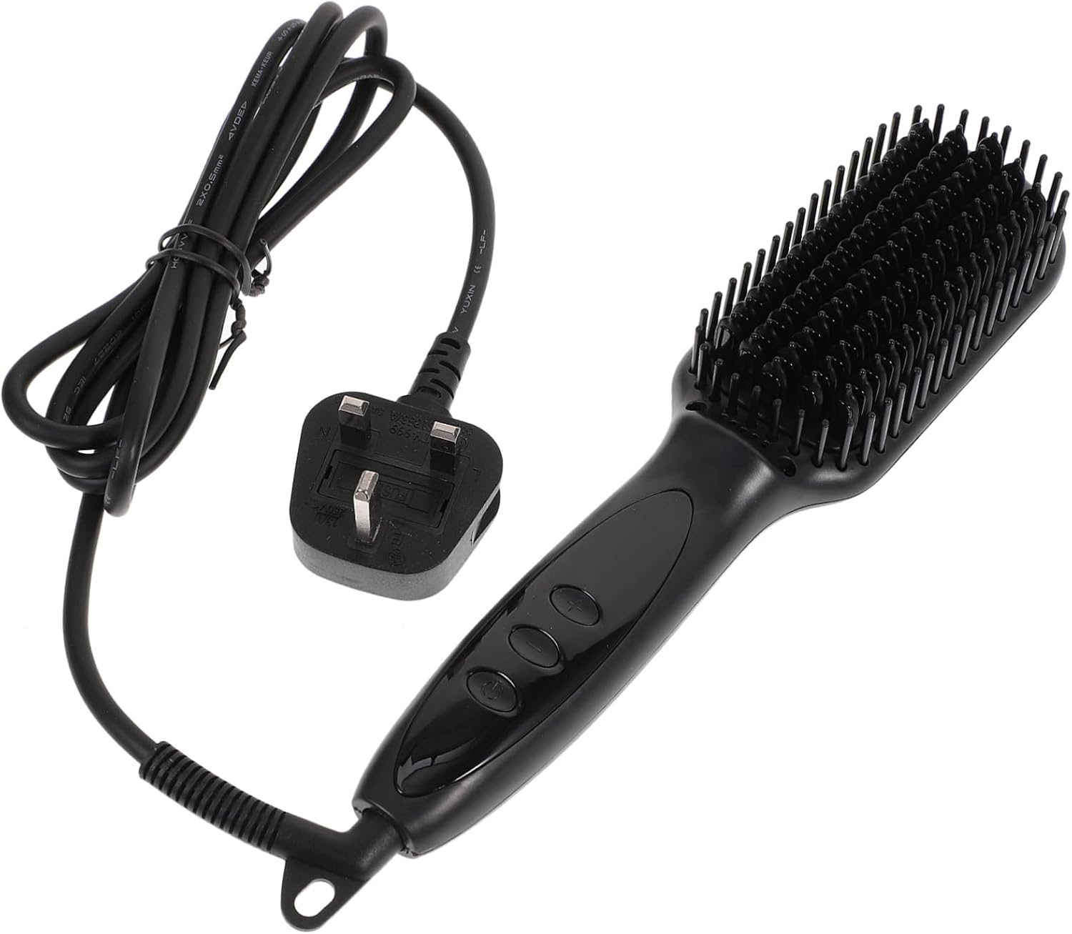 Gogogmee 6 Hair Straightener Beard Brush with Temperature Settings Multi Functional Hair Straightening Tool for Men for Beard Travel image number 5