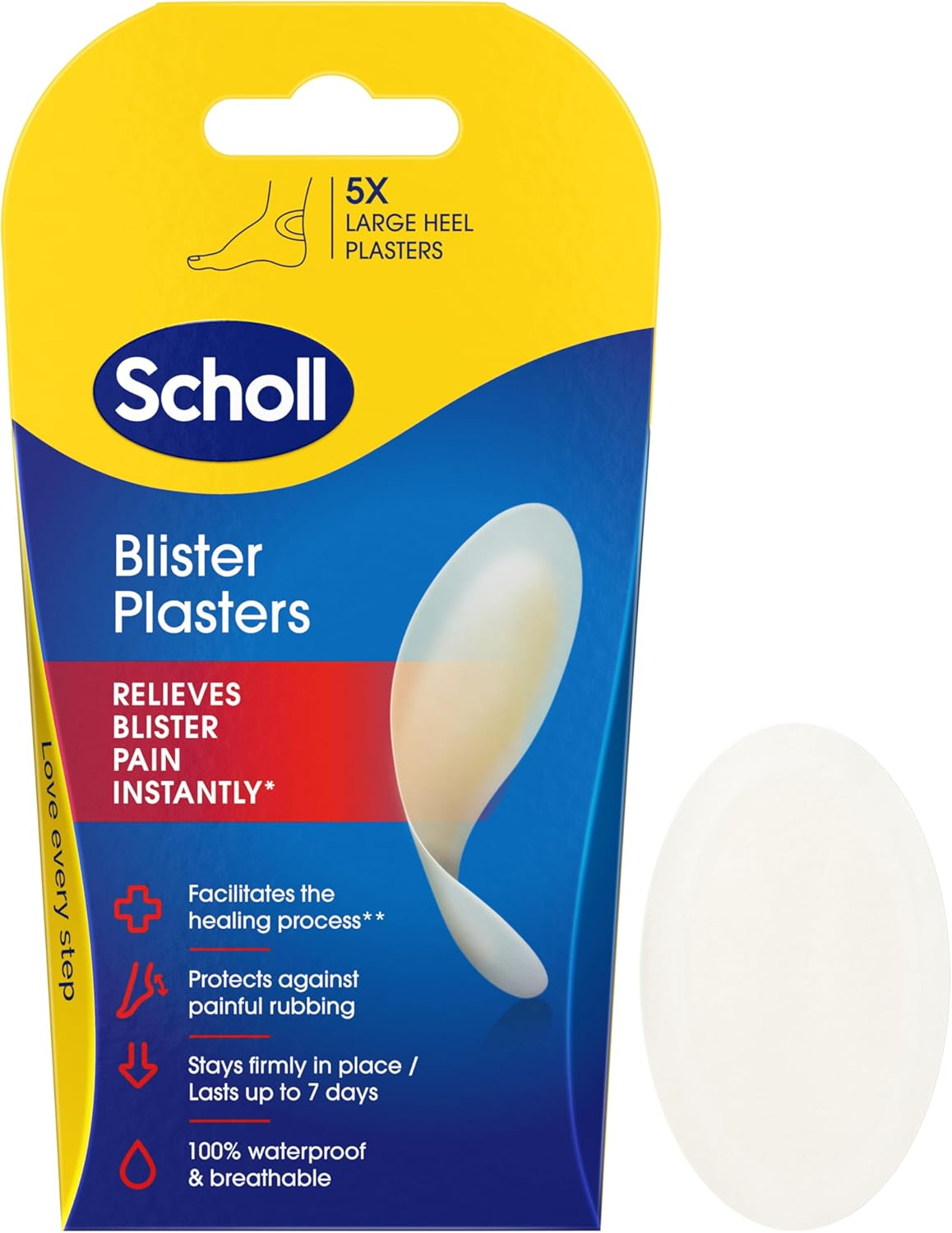 Scholl Blister Plasters Large 5 Pack image number 5