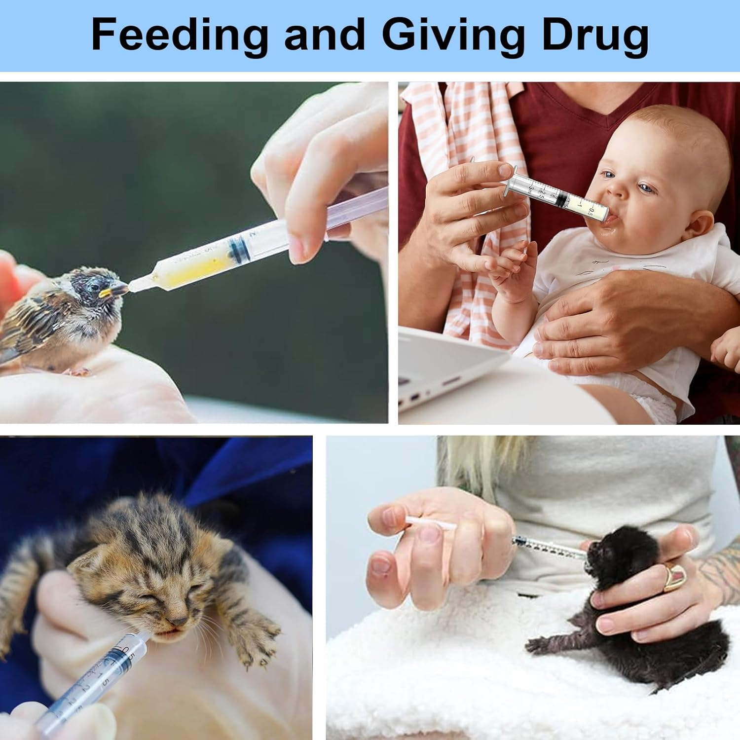 42 Pieces 3Ml Colostrum Syringes with Caps, Colostrum Collector Kit Include 20Pcs 3Ml Sterile Syringes, 1 Measuring Cup, 1 Storage Bags, 20 Labels image number 1