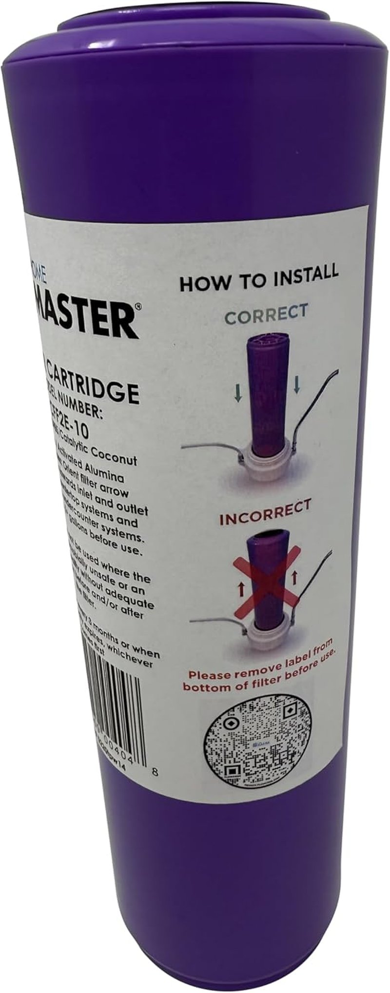 Home Master CFF2E-10 Jr F2 Elite Water Replacement Filter, 9.9X2.8X2.6, Purple image number 2