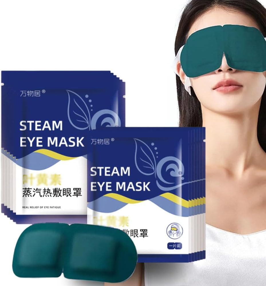 Dolemay Steam Eye Mask,10 Packs Heated Eye Mask Warm Compress for Eyes Disposable Heated Sleep Eye Mask for Dry Eyes Dark Circles Relax Comfortable Self Heating Warm Eye Mask for Travel Home Office image number 2