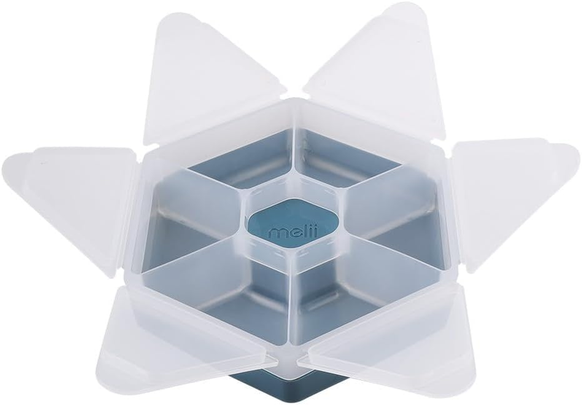 Melii Luxe Hexagon Snackle Box - Blue image number 3
