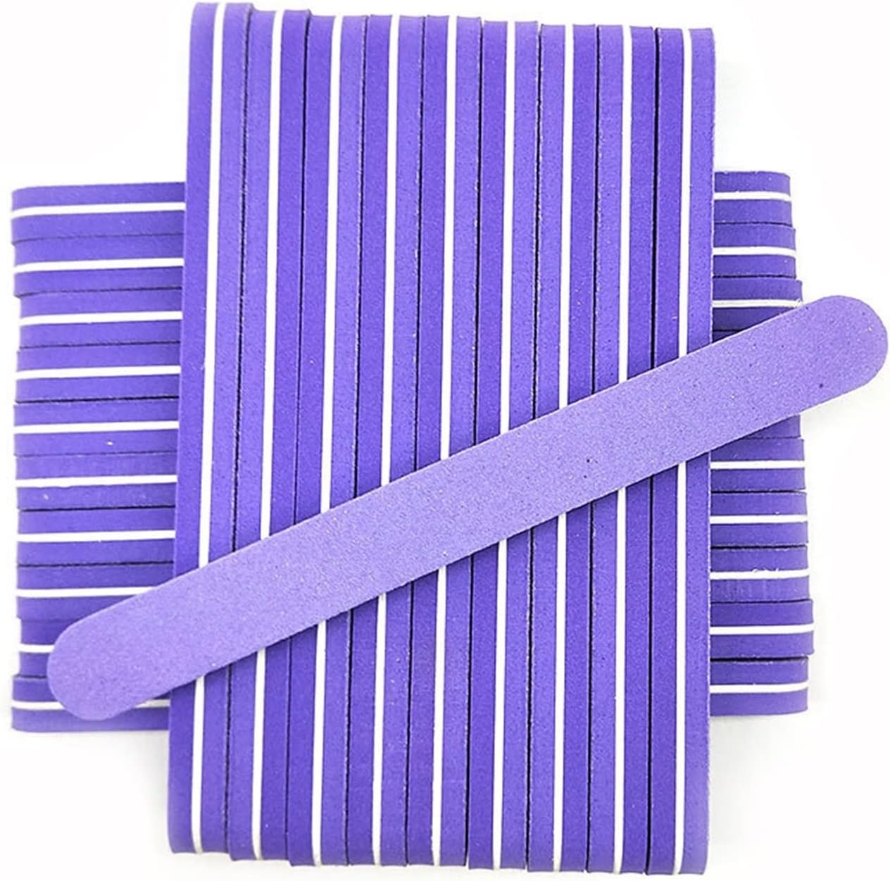 TRUSTTWO 100Pcs / Lot Polishing Nail Buffer Files 100/180 Pro Grits Sponge Sandpaper Block Grinding Manicure Art Tool Pedicure the New image number 2
