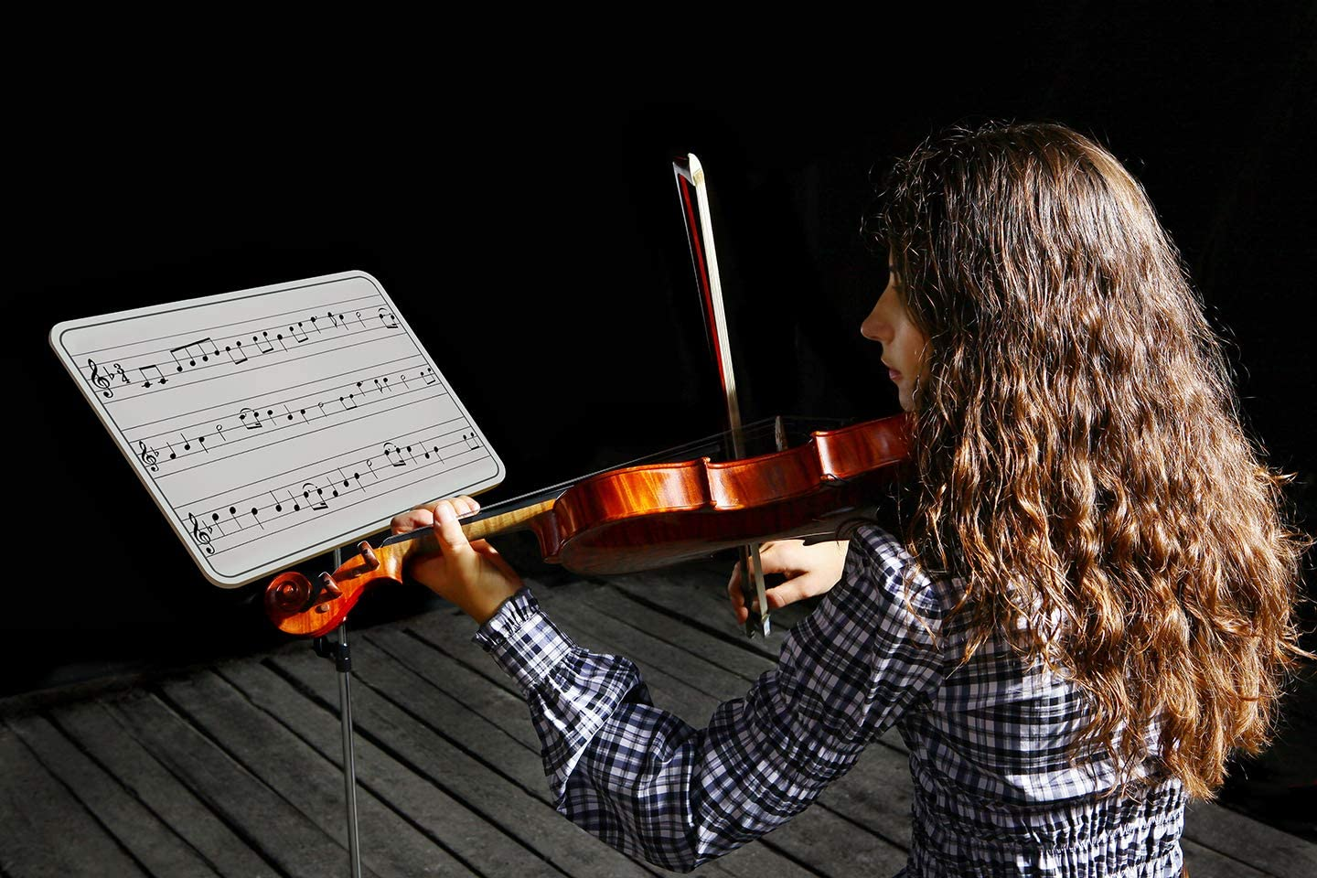 Dry Erase Staff Music Lap White Board 9"X12" L Write Musical Notes and More (Double Sided Mini Whiteboards) image number 5