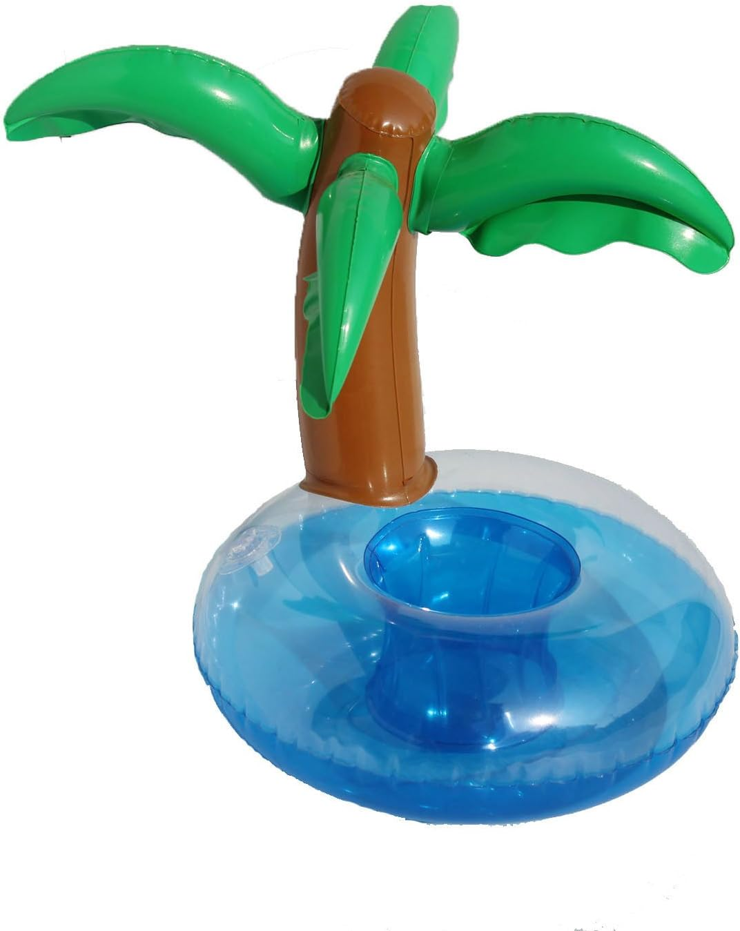 Binaryabc Inflatable Coconut Tree Palm Trees Drink Holders Drink Floaties, Pool Drink Holder Floats, Inflatable Floating Drink Cup Holder,Hawaii Summer Pool Paty Drinks Favors,2Pcs image number 2