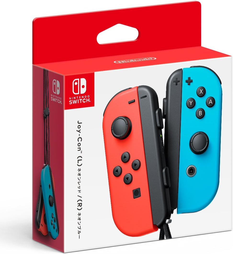 Joy-Con (L) Neon Red / (R) Neon Blue Controller for Nintendo Switch Japan image number 1