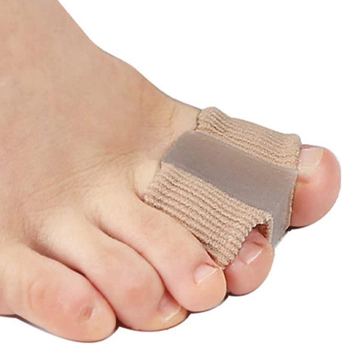 Toe Spacers | 2 Rings Gel Toe Corrector for Overlapping Toes | Big Toe Spacers, Big and Second Toe Cushions for Preventing Rubbing and Relieve Pressure Astray image number 4