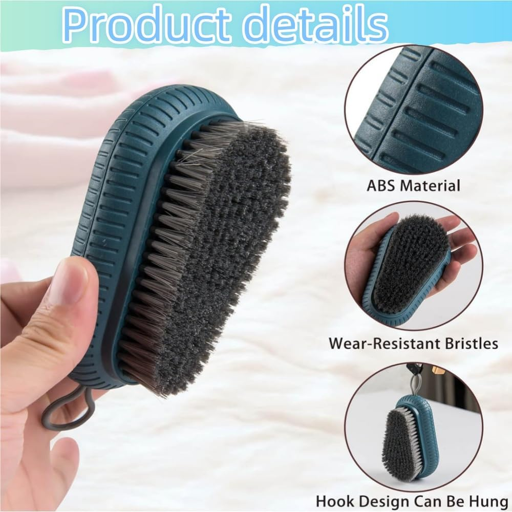 DACUAN 2 PCS Heavy Duty Nail Brush for Cleaning Fingernails, Durable Stiff Bristles Nail Scrub Brush，Nail Cleaning Brush for Hands, Nails, Feet, Elbows and More image number 2