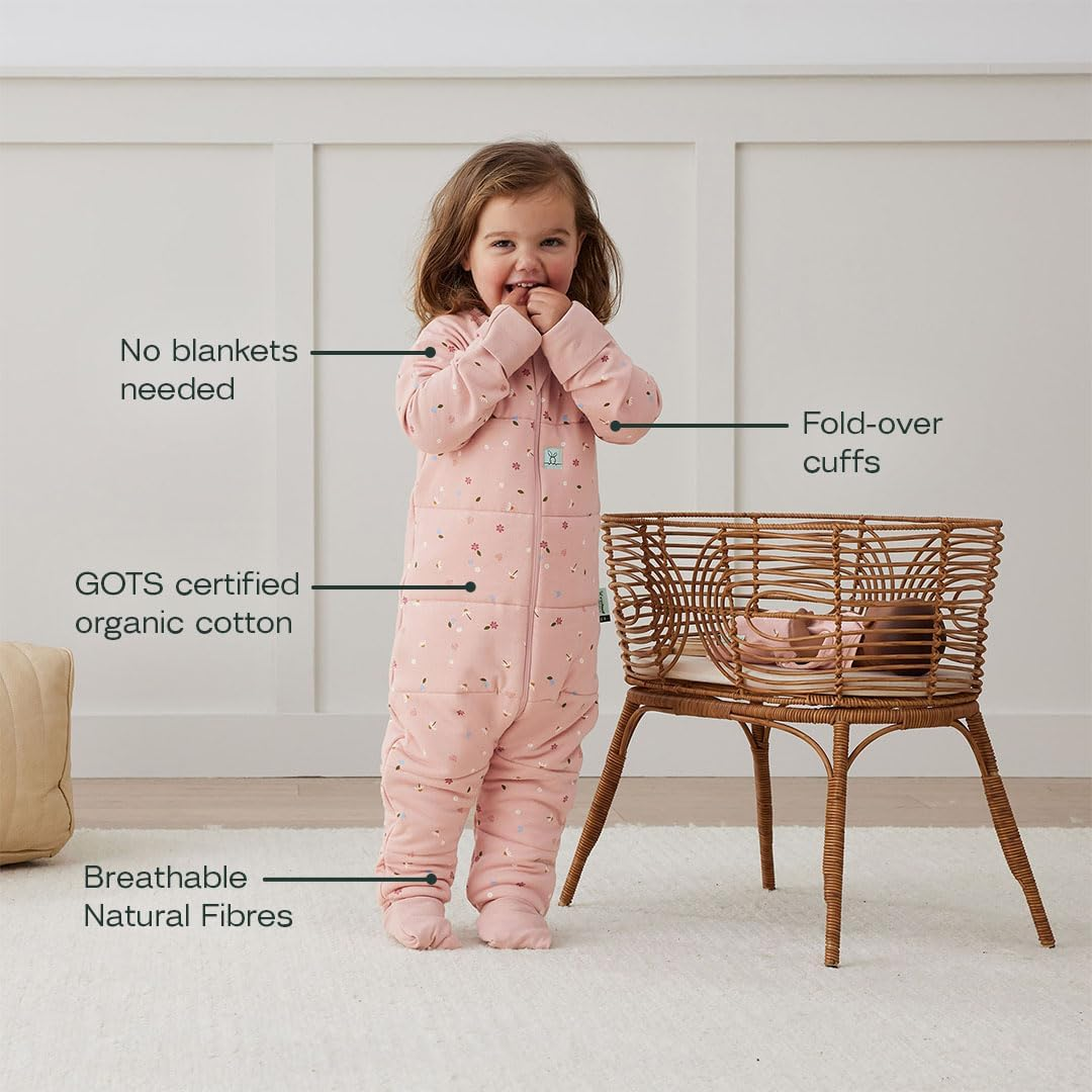 Ergopouch 3.5 Tog Sleep Onesie for 12-24 Months Baby, Daisies image number 3