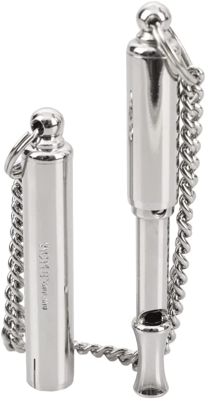 Acme Silent Dog Whistle, Silver, Adjustable (535)