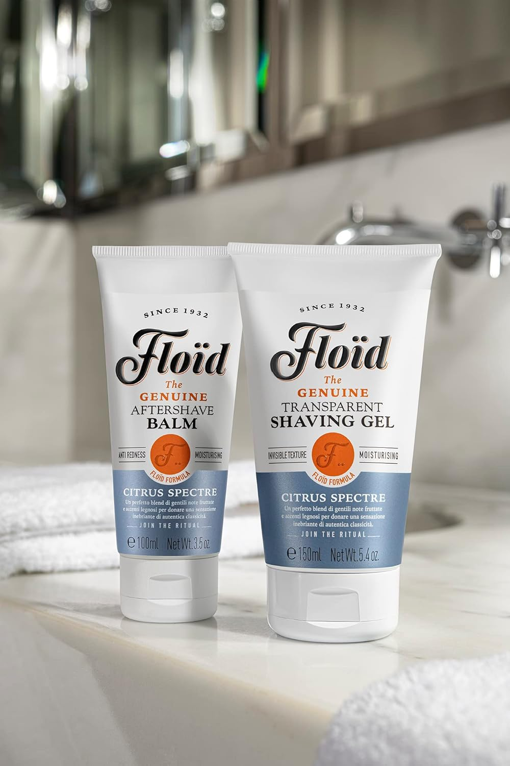 Flo&iuml;d Citrus Spectre Aftershave Balm (100 Ml), Soothing after Shave Balm for Men with Allantoin, Glycerin and Aloe Juice Moisturises, Protects and Regenerates the Skin image number 4