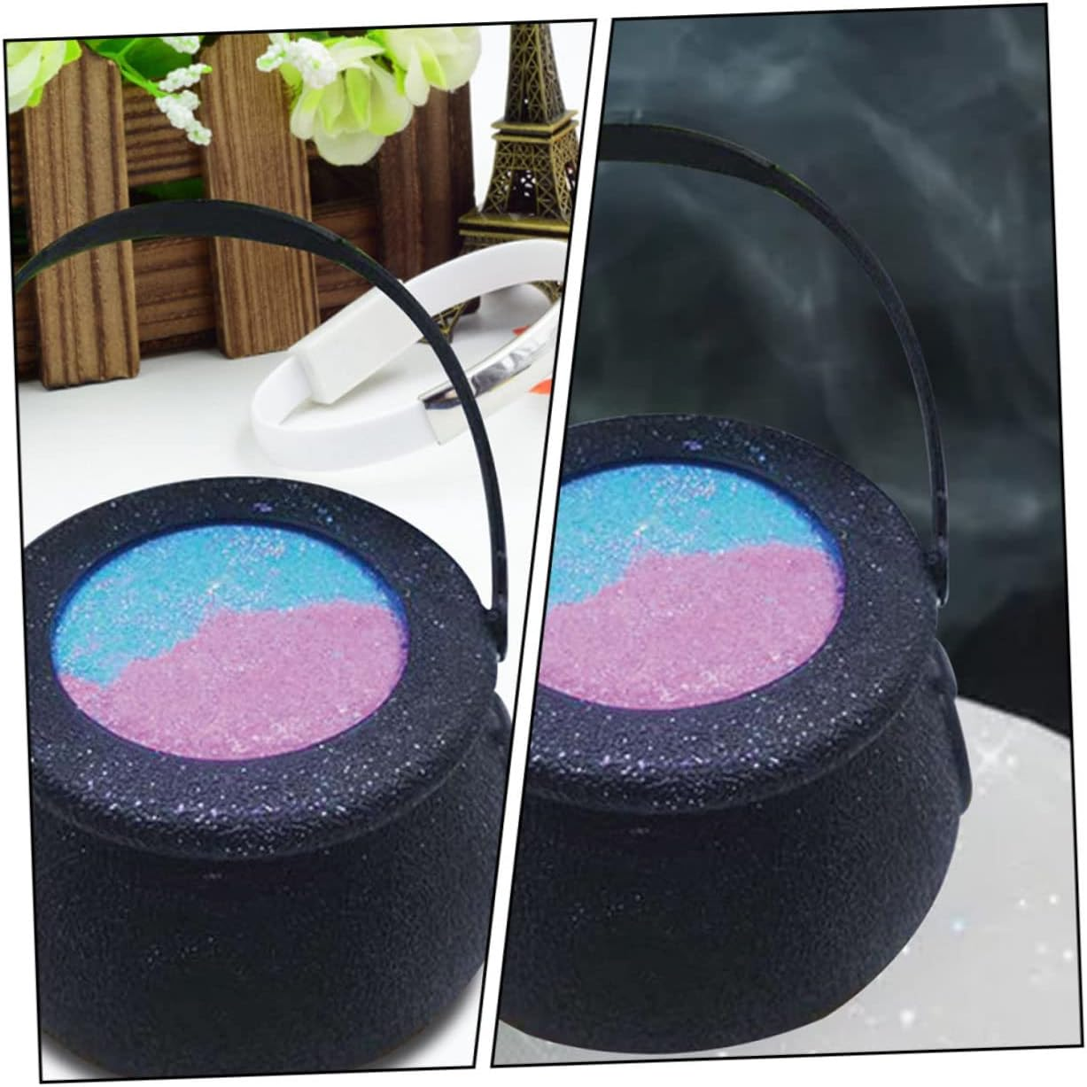 MERRYHAPY 2Pcs Halloween Witch Bath Bubble Tank for Halloween Party Supply Assorted Safe Bubble Cans for Boys and Girls Bath Fun Random Color image number 4