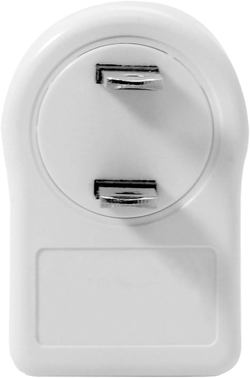 Cablecc NEMA 1-15P USA Outlet Saver Power Extension Adapter 2-Prong 2 Outlets 90 Degree Left Right Angled image number 4