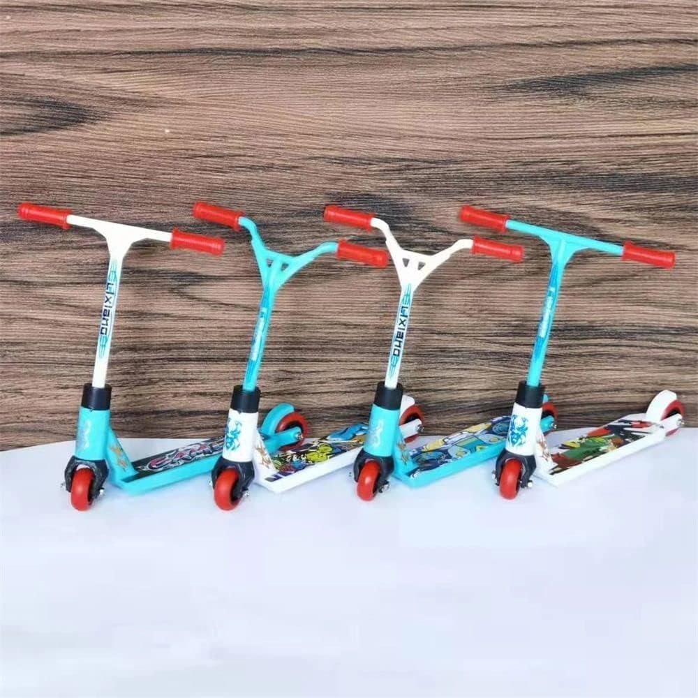 Labriciyon Red Finger Scooter Mini Finger Scooter Two Wheel Scooter Finger Training Toys Mini Finger Skateboards Finger Toys，Finger Boards and Finger Bikes，Exercise One'S Fingers image number 5