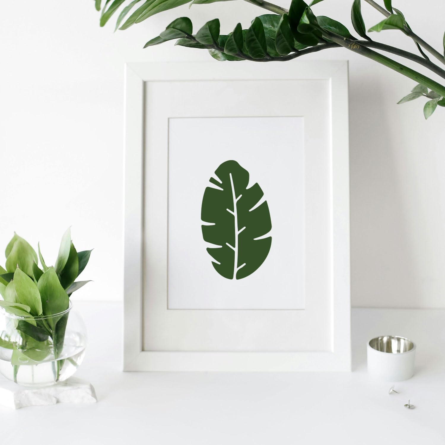 24Pcs Wildflower Stencils for Painting - Reusable Crafts Stencils with Flower, Leaf & Animal Templates for Canvas, Wood, Wall Art & Home Decor image number 4