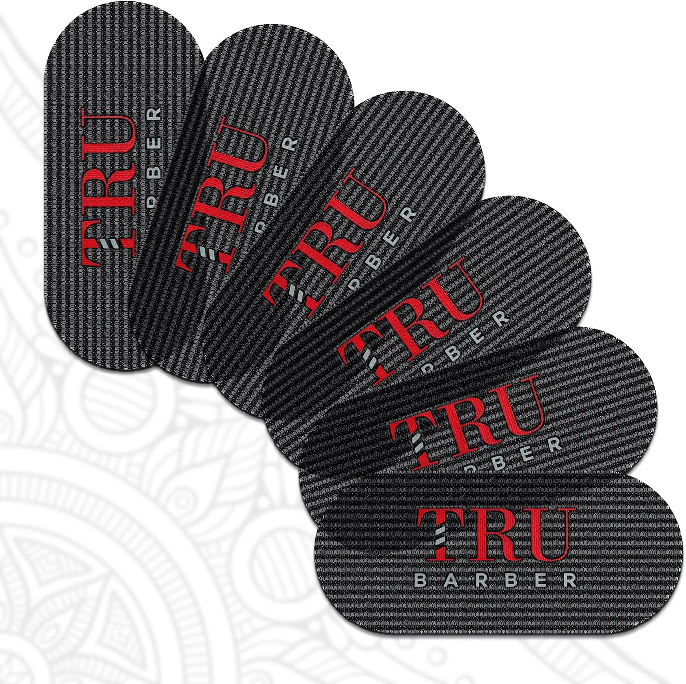 TRU BARBER Hair Grippers, Pack of 6 Hair Clips for Hairdressers and Hairdressers, Hairdressing Cape, for Men and Women, Hair Grip Hair Clips, Hair Cutting