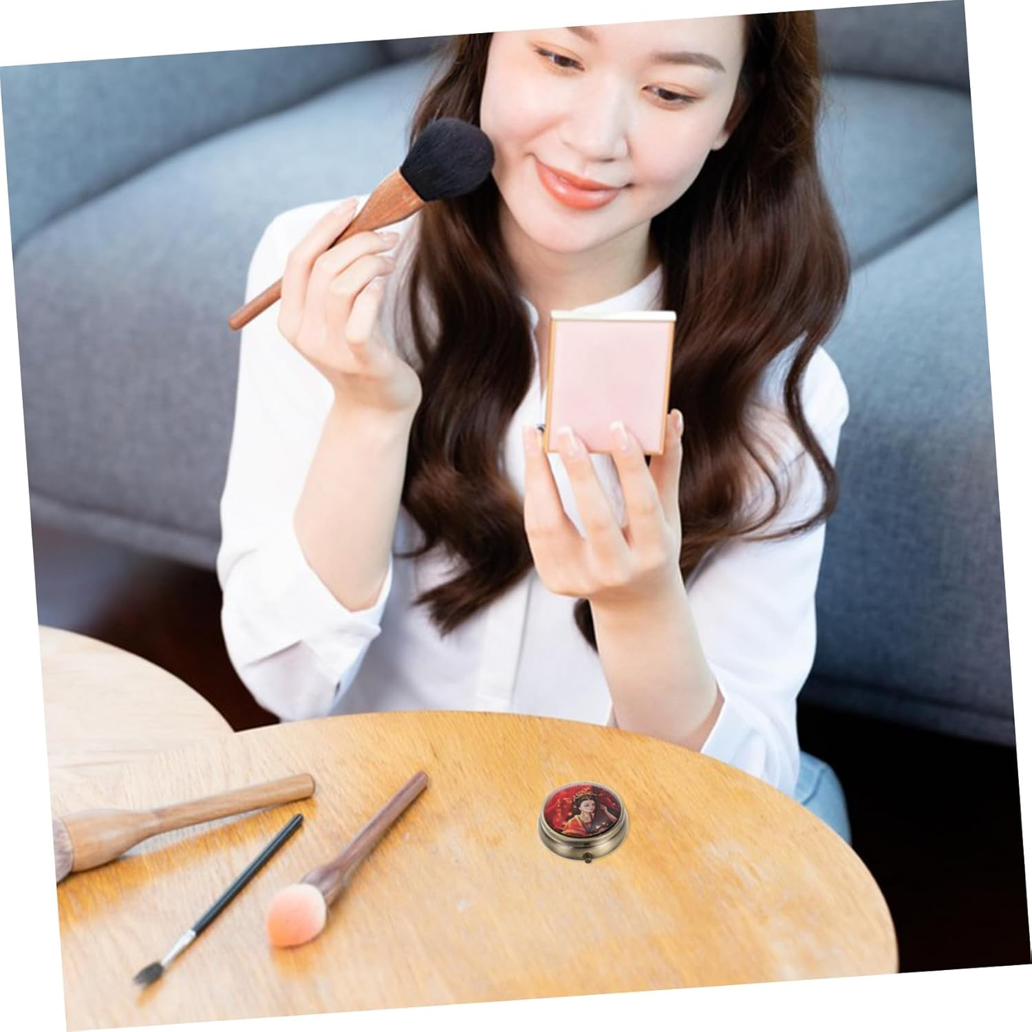 PACKOVE Solid Perfume Balm for Women Portable Wood Scented Fragrance Fresh Aroma Solid Cologne for Travel Work Date image number 2