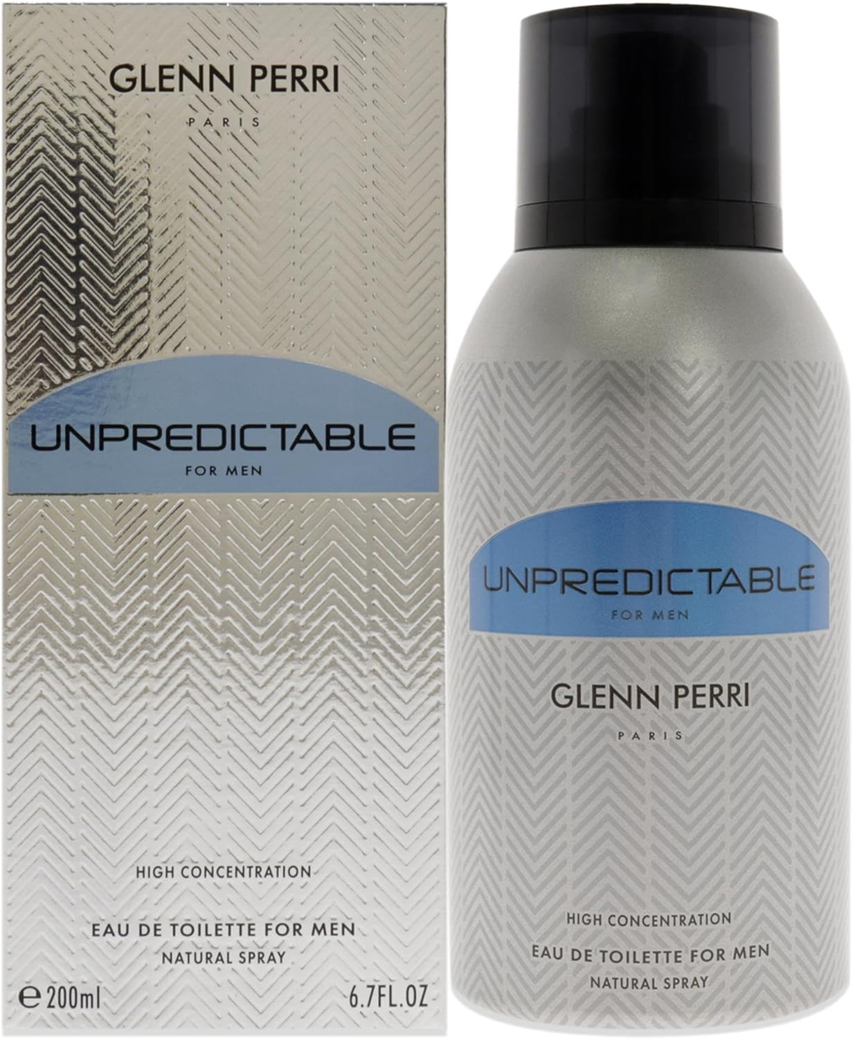Glenn Perri Unpredictable High Concentration for Men 6.7 Oz EDT Spray, 200 Ml image number 1