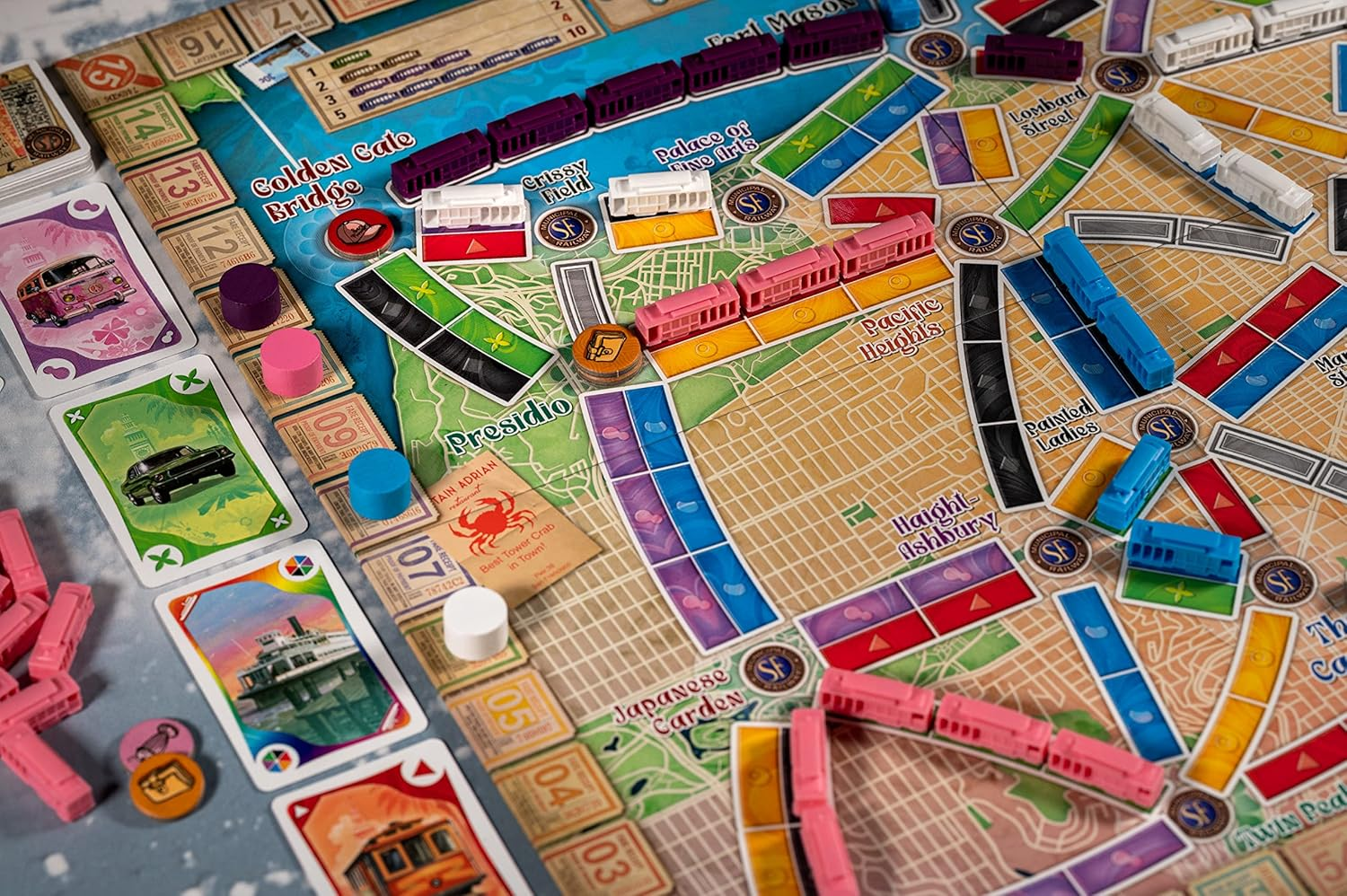 Days of Wonder Ticket to Ride San Francisco Board Game image number 4
