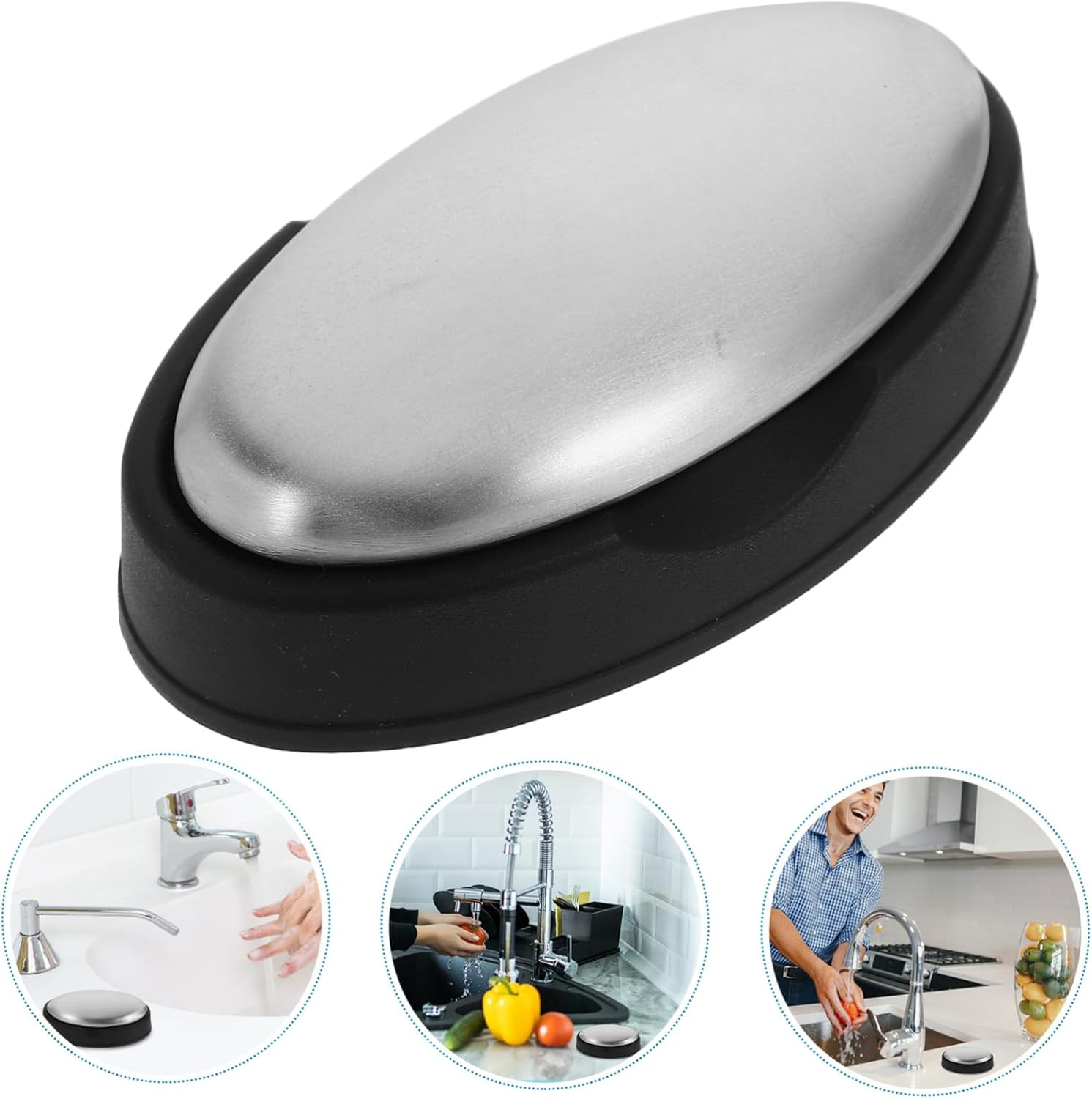 BESTOYARD Metal Soap Bars Stainless Steel Soap for Odor Removal for Cooking Odor Absorber for Home Restaurant image number 6