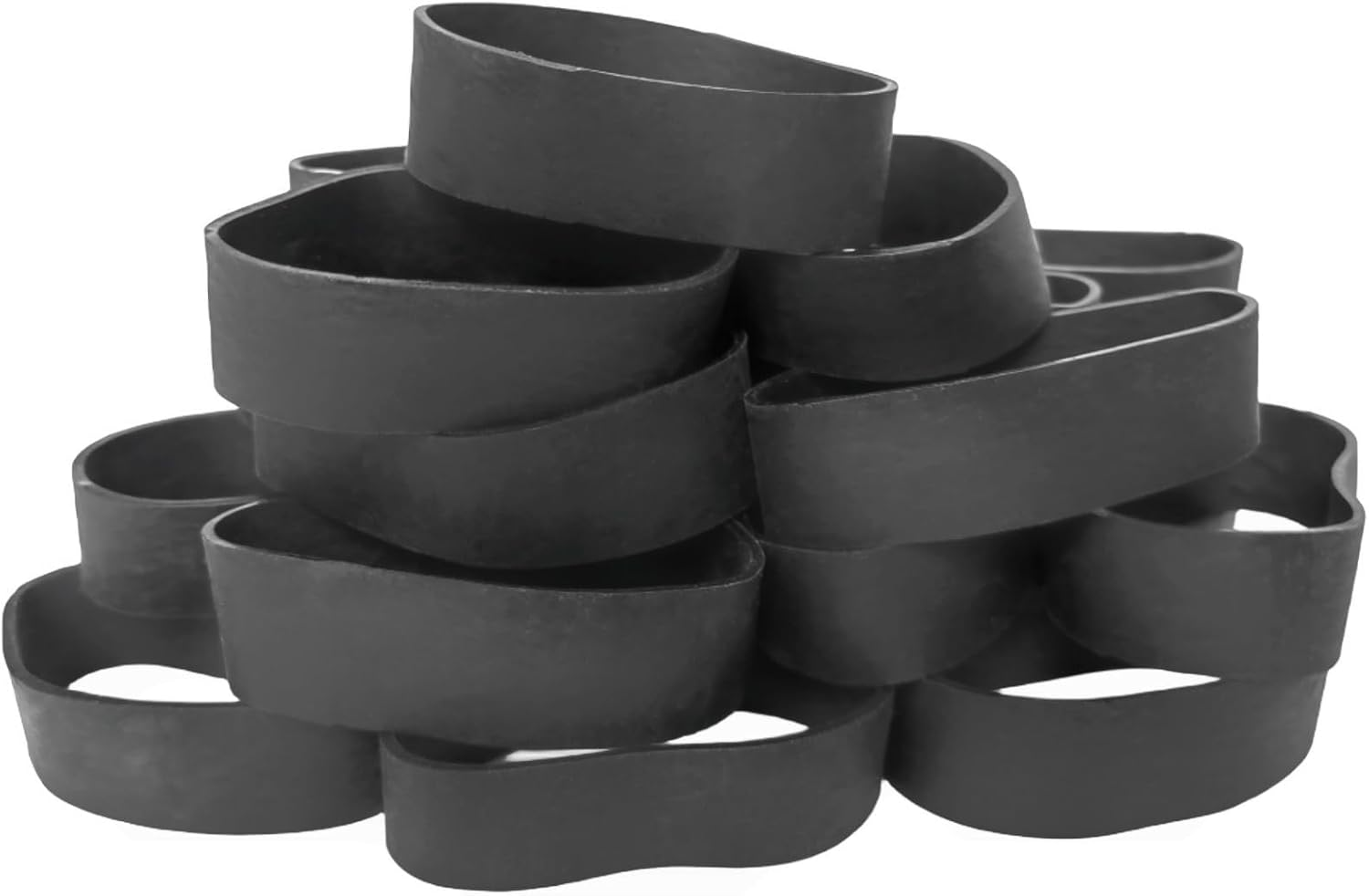 Tactical Rubber Bands Size #94 (3 1/2'' X 3/4''), 25 Pcs Black Thick Extra Wide Large Strong Heavy Duty Rubber Bands for Office, Home, School, Industrial, Outdoor Camping Survival Hunting image number 6