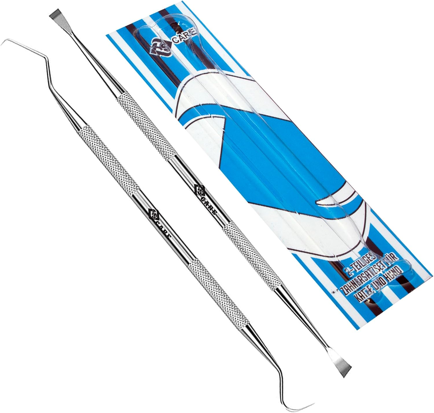 YSCARE Dental Care Kit for Pet Tartar Plaque Remover Dog Tooth Cleaner Dental Care Tooth Cleaning Kit for Cat 2Pcs Set image number 3