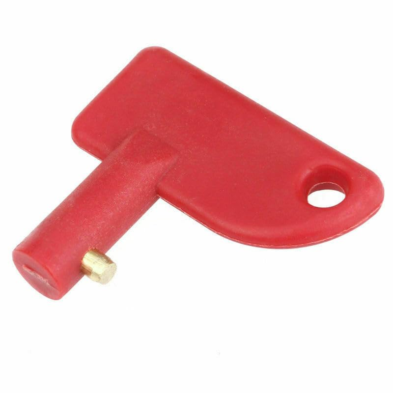 Battery Disconnect Switch with Keys, 12V 24V Battery Kill Switch Isolator Disconnect Cut off Power for ATV Car Auto, on off Battery Master Switch with Waterproof Key and Cover image number 6