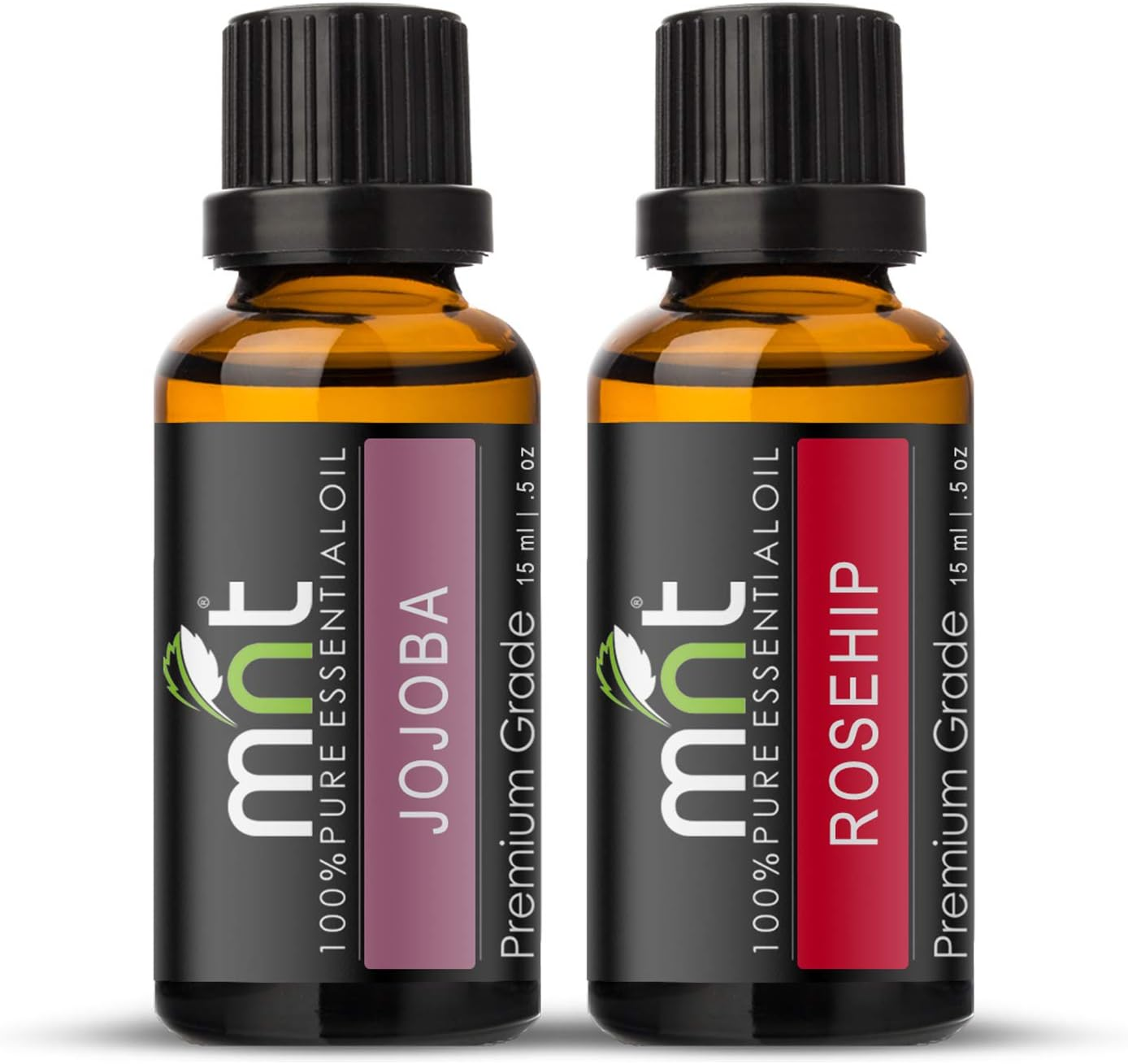 MNT Combo of Jojoba Oil and Rosehip Oil for Hair Growth, Skin Care (Each 15ML) - 100% Pure Natural Oil image number 1