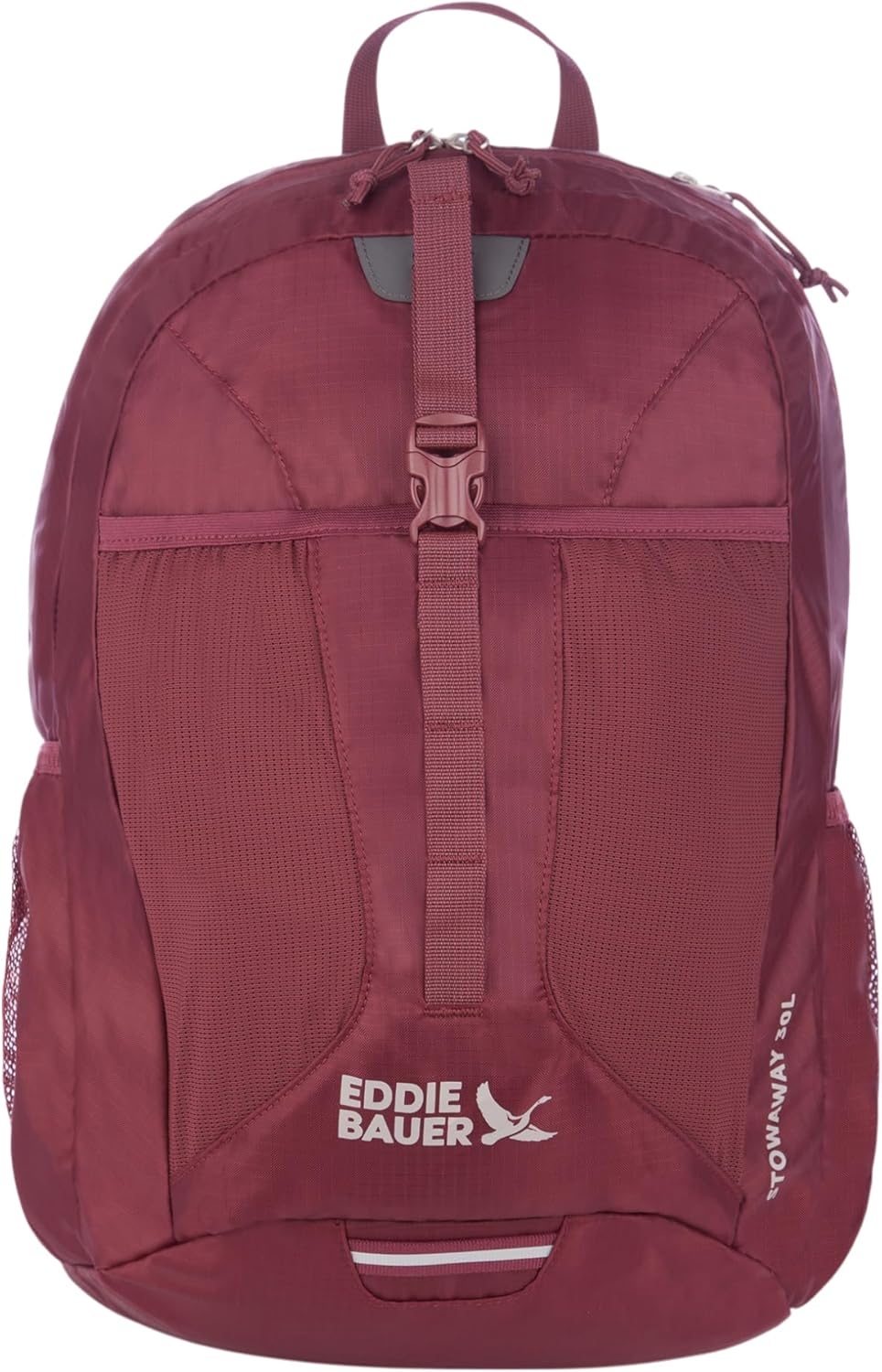 Eddie Bauer Stowaway Packable Backpack 30L W/ 2 Mesh Side Pockets and Water Resistant