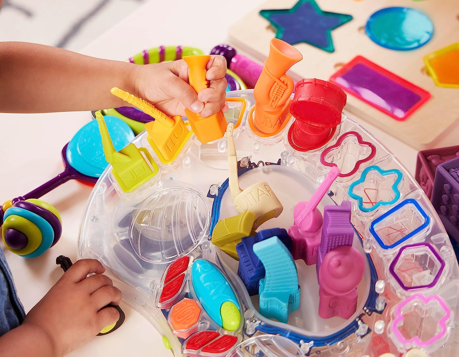 B. Toys &ndash; B. Symphony Musical Toy Orchestra for 3+ Years &ndash; 13 Musical Instruments for Classical Music for Babies and Toddlers &ndash; Interactive Kids Music Toys with Lights and 15 Songs image number 2