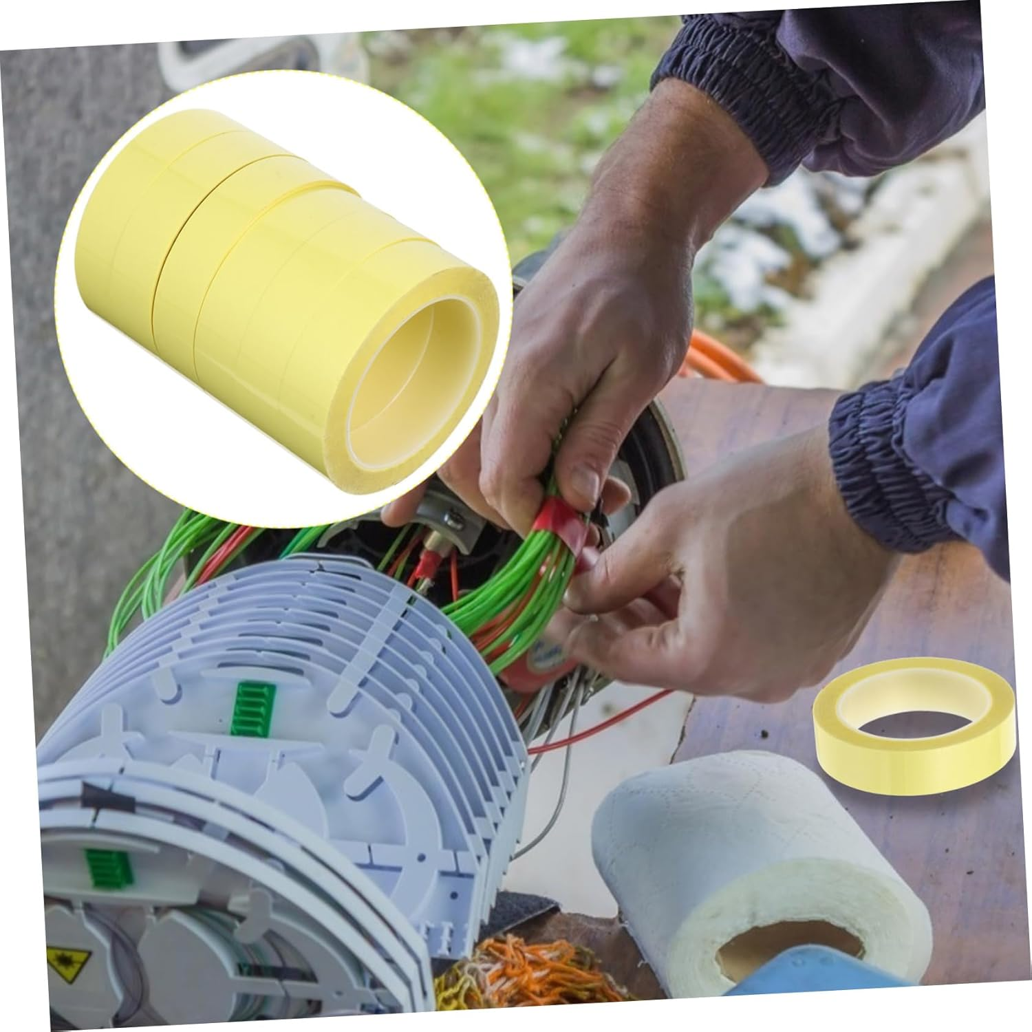 6Pcs Electrical Insulation Tape Positioning Tape Mara for Transformers Random Color image number 5