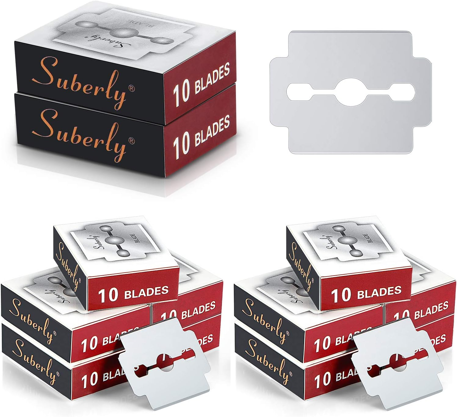 Mudder 120 Pieces Callus Shaver Replacement Blades Corn Plane Stainless Steel Blades Foot Care Tool for Removing Callus image number 3