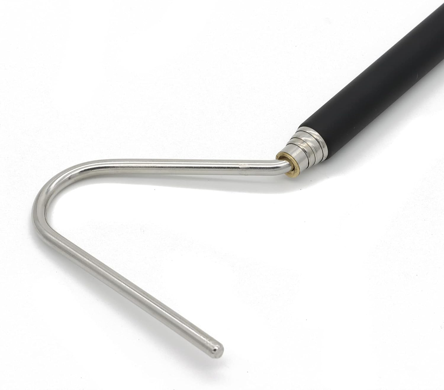 JIHAQUA Stainless Steel Extensible Snake Hook 39 Inch, Retractable Reptile Hook, Pick-Up Handling Tool (39 Inch) image number 5