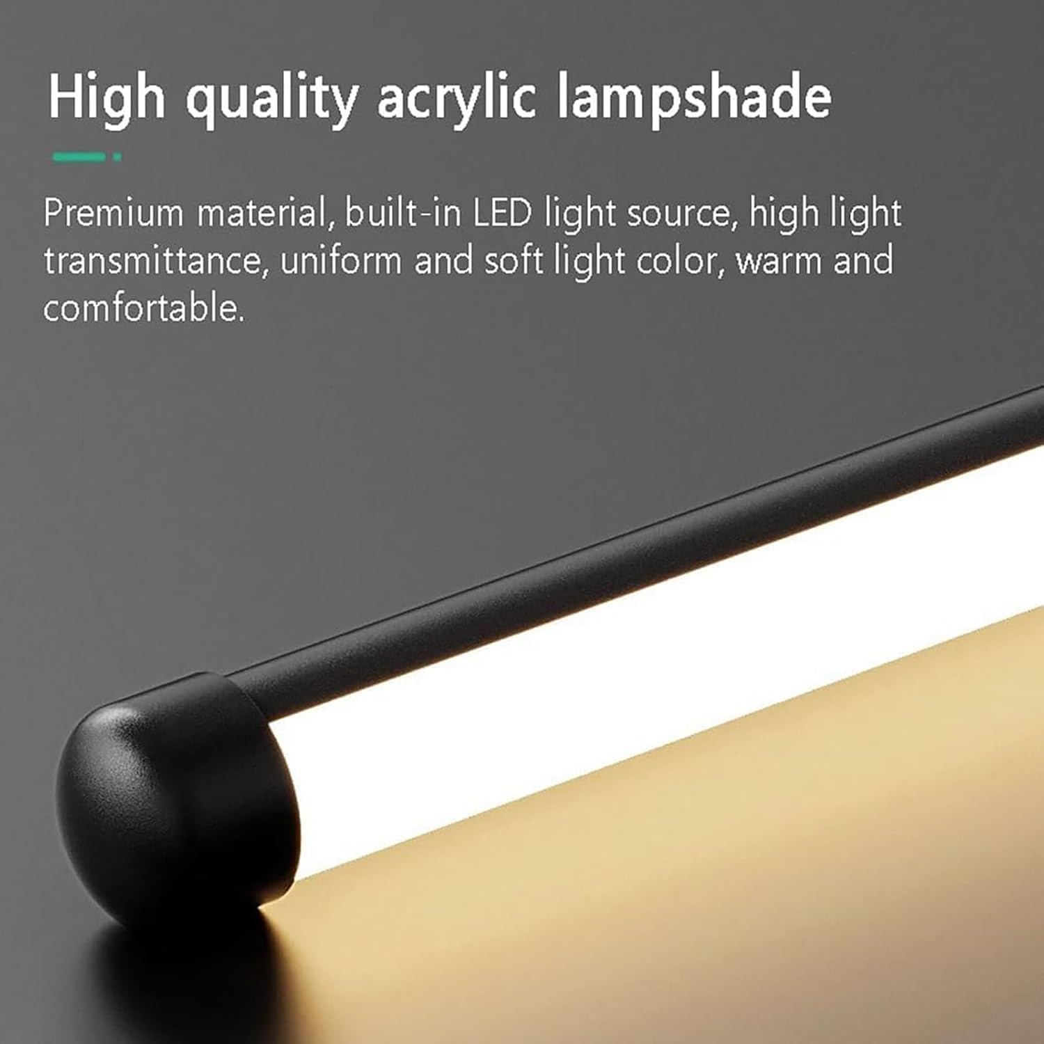 Battery Operated Wall Lights with Hand Sweep Motion Detector USB Rechargeable Wall Sconces Indoor Kitchen Charging Wall Lighting Metal Wireless LED Night Lamp for Bathroom (120Cm,Gold Neutral Light) image number 5