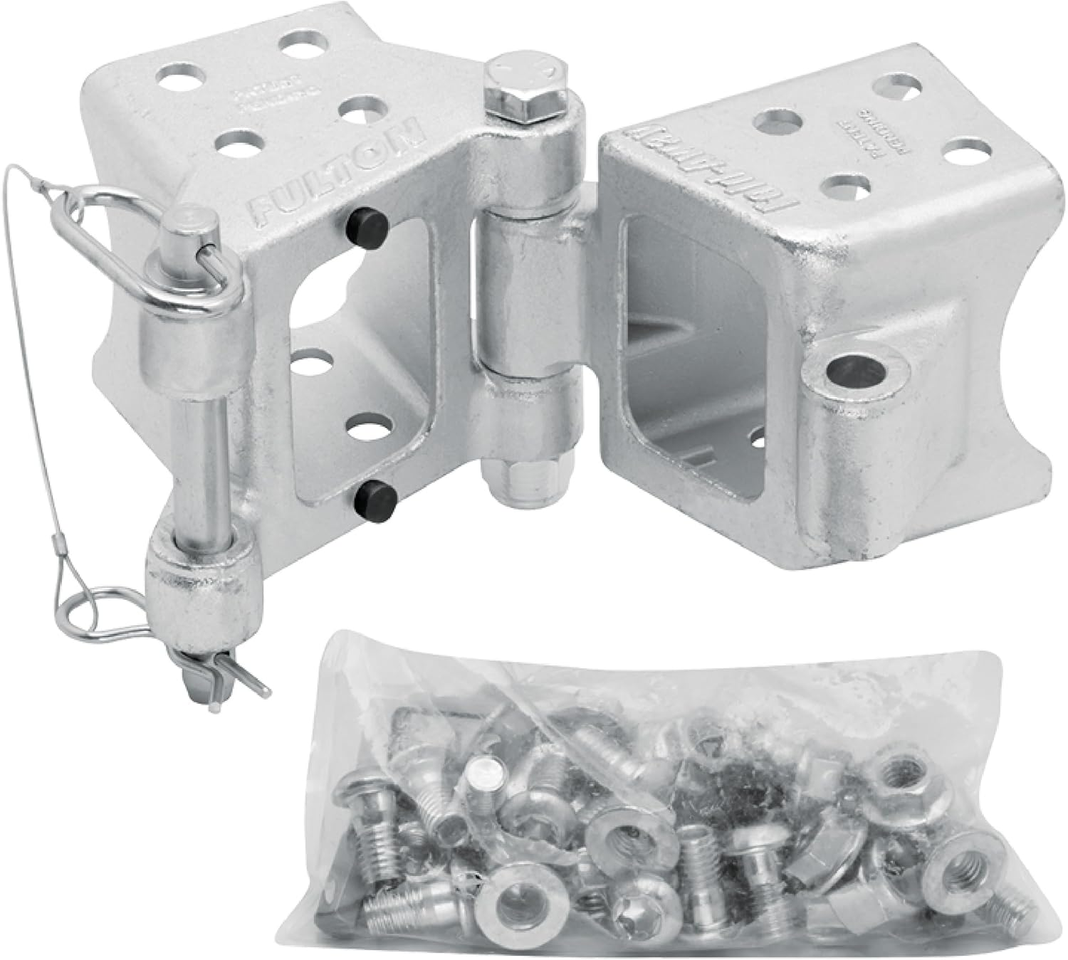 Fulton HDPB340101 Fold-Away Bolt-On Hinge Kit for 3" X 4" Trailer Beam - up to 7,500 Lb. GTW image number 6