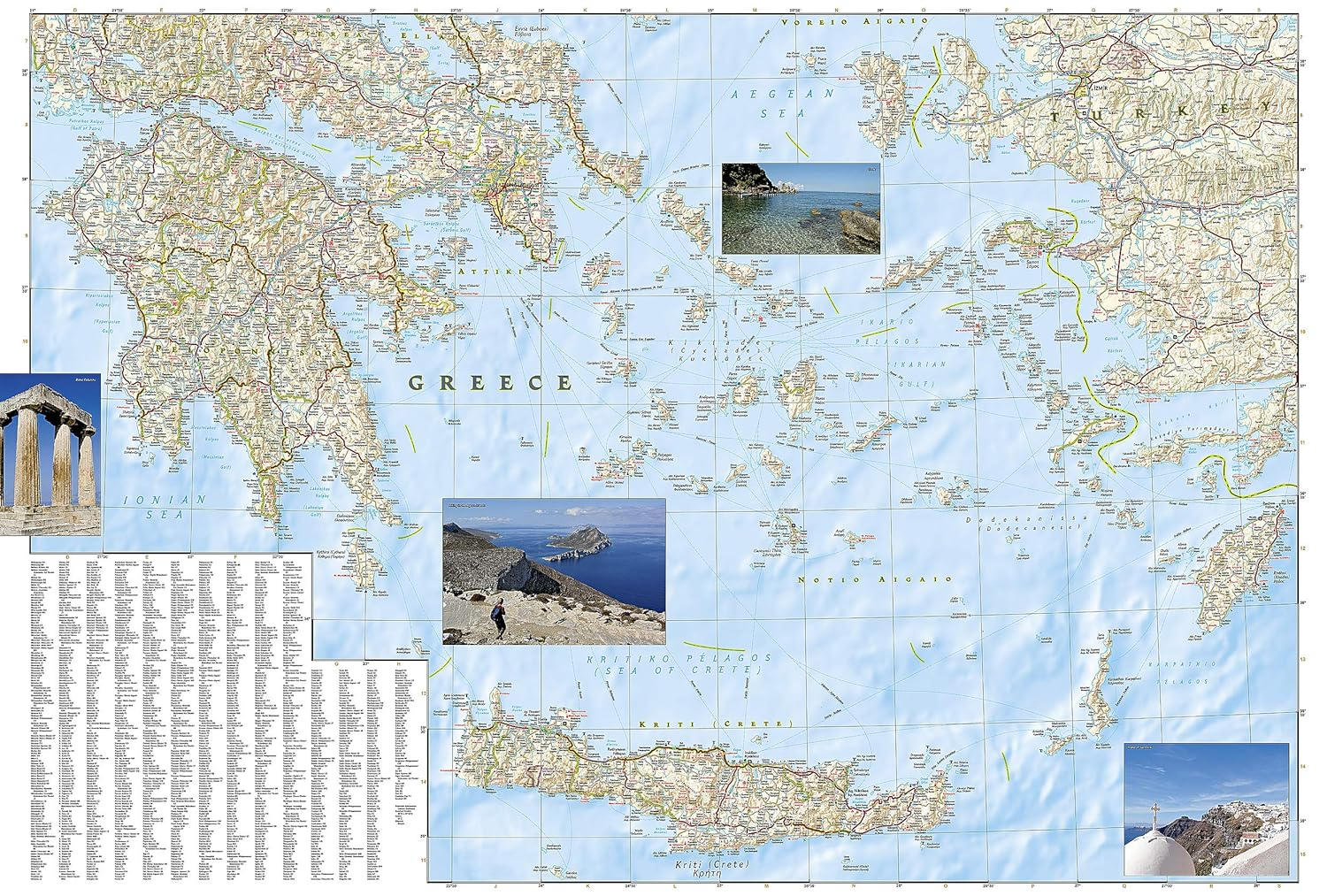 Greece Adventure Map: Travel Maps International Adventure Map: 3316 image number 1