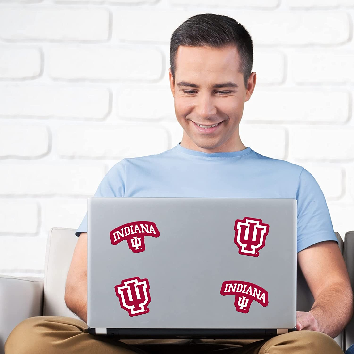 Rico Industries NBA Basketball Quad Decal 3" X 12" Quad Decal - (4) Decals image number 1