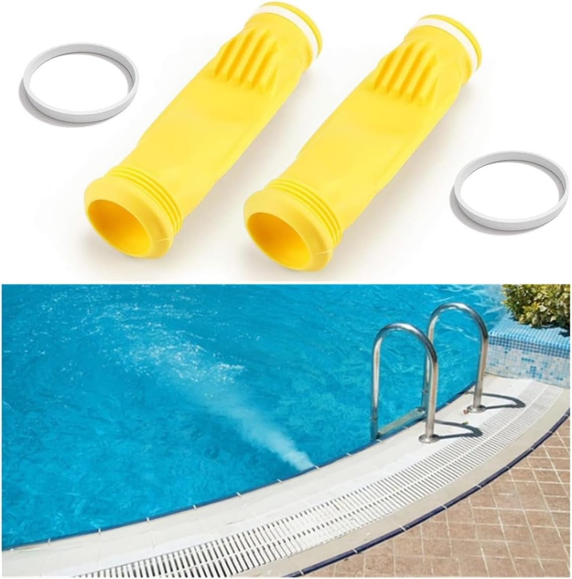2PCS Pool Cleaner Long Life Diaphragm，Pool Cleaner Parts Replacement Pool Diaphragm Accessories for Swimming Pool Cleaning image number 3